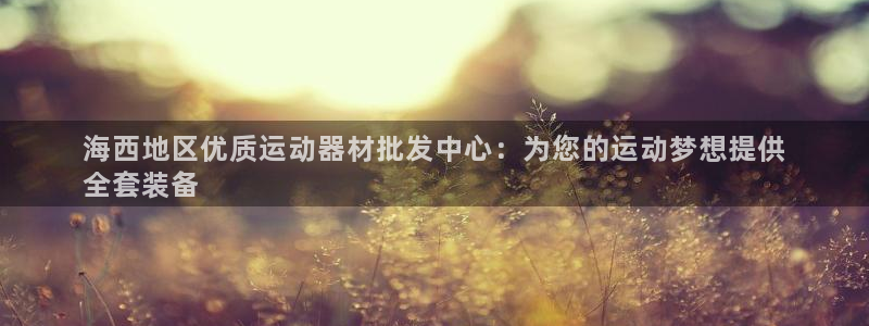 富联平台安装视频教程：海西地区优质运动器材批发中心：