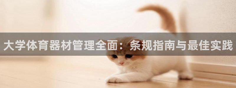 富联集团做什么的：大学体育器材管理全面：条规指南与最佳实践