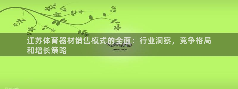 富联平台主管：江苏体育器材销售模式的全面：行业洞察，