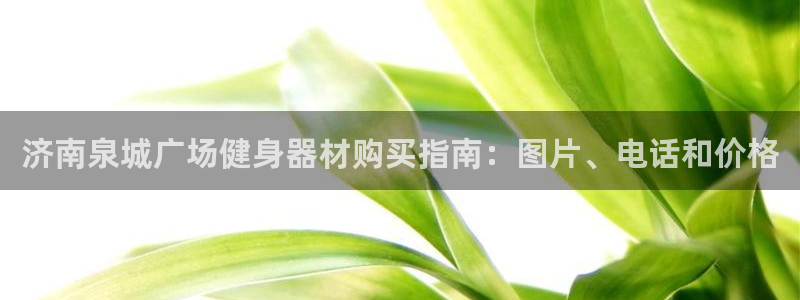 富联平台登录网址是多少：济南泉城广场健身器材购买指南