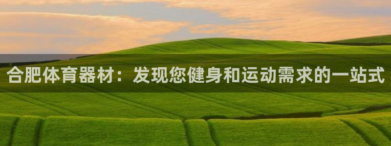 富联娱乐登录地址：合肥体育器材：发现您健身和运动需求