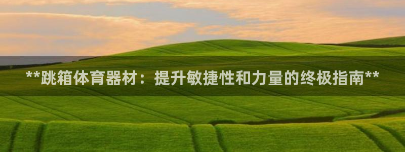 富联官方网站首页入口：**跳箱体育器材：提升敏捷性和