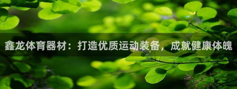 富联娱乐代理怎么做赚钱：鑫龙体育器材：打造优质运动装